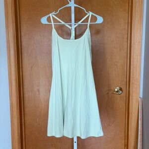 Outdoor Voices‎ Green Romper Dress Sleeveless Mini Dress Casual Summer Dress